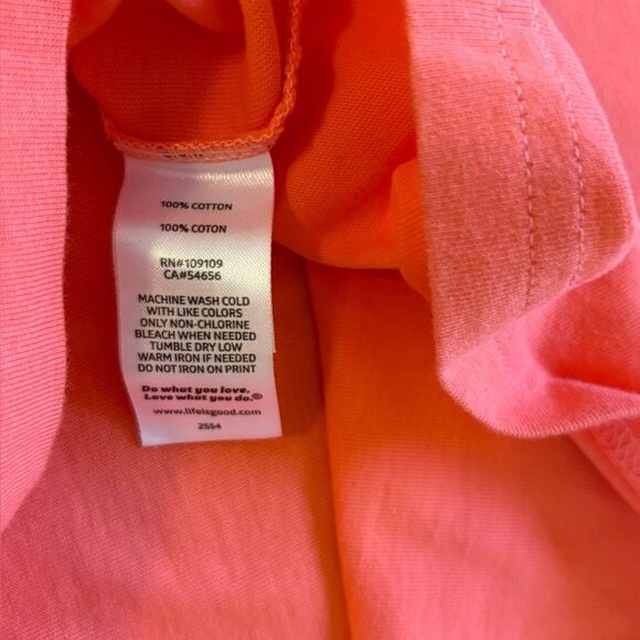 Life Is Good Crusher Tee Orange Grateful Bears Winnie The Pooh Kids Medium NEW - Picture 5 of 7